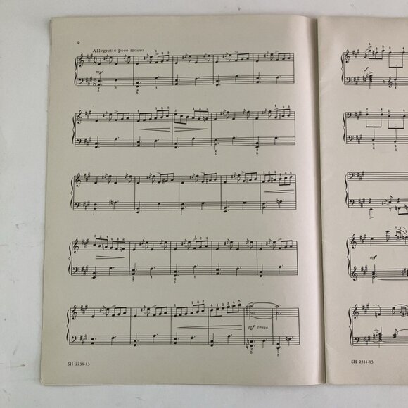 Grofé On the Trail Piano Arrangement from Grand Canyon Suite Arr by  Wasserman - Picture 8 of 14